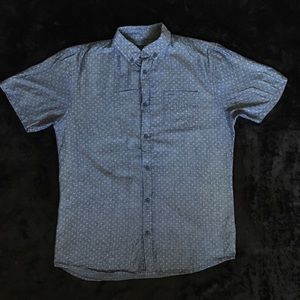 1991 by Cotton On Medium-Dark Denim Short Sleeve